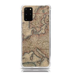 Old Vintage Classic Map Of Europe Samsung Galaxy S20 Plus 6 7 Inch Tpu Uv Case by Paksenen