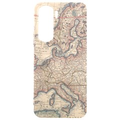 Old Vintage Classic Map Of Europe Samsung Galaxy S24 Plus 6 7 Inch Black Tpu Uv Case by Paksenen