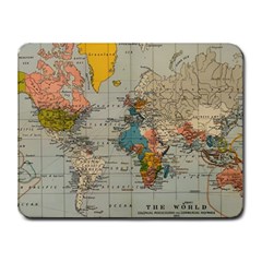 Vintage World Map Small Mousepad