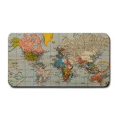 Vintage World Map Medium Bar Mat by Loisa77