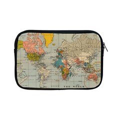 Vintage World Map Apple Ipad Mini Zipper Cases by Loisa77