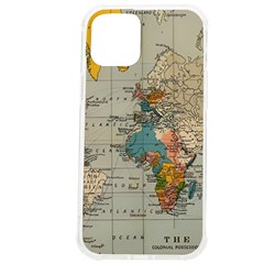 Vintage World Map Iphone 12 Pro Max Tpu Uv Print Case by Loisa77