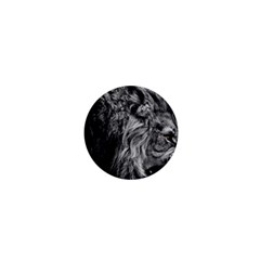 Angry Male Lion Wild Animal 1  Mini Buttons by Loisa77