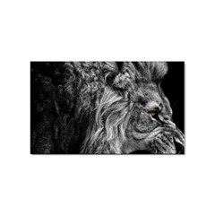 Angry Male Lion Wild Animal Sticker (rectangular) by Loisa77