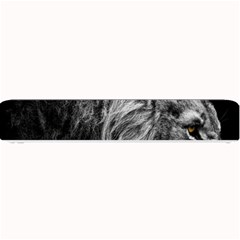 Angry Male Lion Wild Animal Small Bar Mat by Loisa77