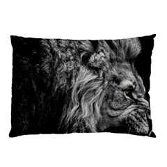 Angry Male Lion Wild Animal Pillow Case by Loisa77