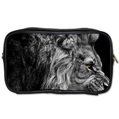 Angry Male Lion Wild Animal Toiletries Bag (two Sides) by Loisa77