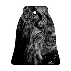 Angry Male Lion Wild Animal Bell Ornament (two Sides) by Loisa77