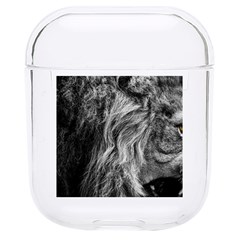 Angry Male Lion Wild Animal Hard Pc Airpods 1/2 Case by Loisa77