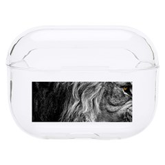 Angry Male Lion Wild Animal Hard Pc Airpods Pro Case by Loisa77