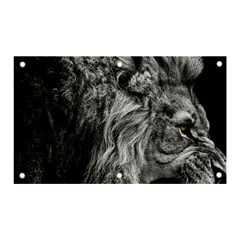 Angry Male Lion Wild Animal Banner And Sign 5  X 3 