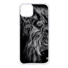 Angry Male Lion Wild Animal Iphone 14 Plus Tpu Uv Print Case by Loisa77