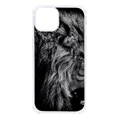 Angry Male Lion Wild Animal Iphone 13 Tpu Uv Print Case by Loisa77