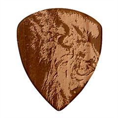 Angry Male Lion Wild Animal Wood Guitar Pick (set Of 10)