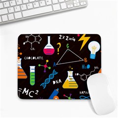 Science Lesson Flat Vector Seamless Pattern Small Mousepad by Loisa77