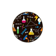 Science Lesson Flat Vector Seamless Pattern Hat Clip Ball Marker by Loisa77