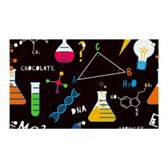 Science Lesson Flat Vector Seamless Pattern Banner And Sign 5  X 3 