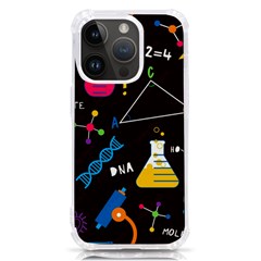 Science Lesson Flat Vector Seamless Pattern Iphone 14 Pro Tpu Uv Print Case by Loisa77