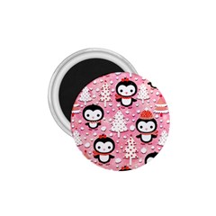 Cute Penguin Pattern 1.75  Magnets