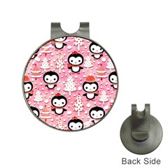 Cute Penguin Pattern Hat Clips with Golf Markers