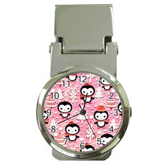 Cute Penguin Pattern Money Clip Watches