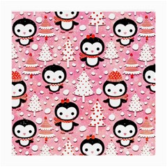 Cute Penguin Pattern Medium Glasses Cloth (2 Sides) by Loisa77