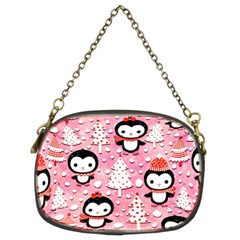 Cute Penguin Pattern Chain Purse (Two Sides)