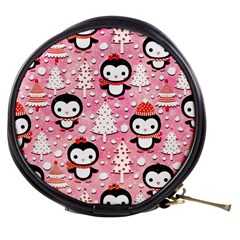 Cute Penguin Pattern Mini Makeup Bag