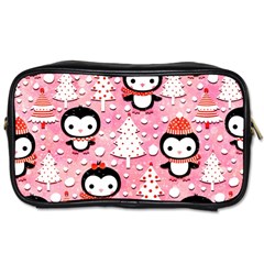 Cute Penguin Pattern Toiletries Bag (Two Sides)