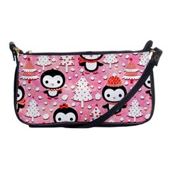 Cute Penguin Pattern Shoulder Clutch Bag