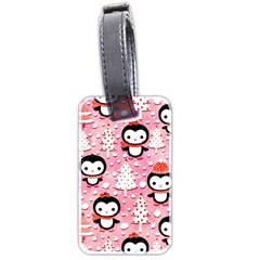 Cute Penguin Pattern Luggage Tag (two sides)