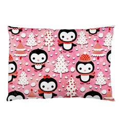 Cute Penguin Pattern Pillow Case (Two Sides)