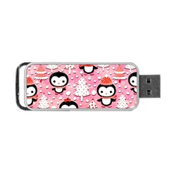 Cute Penguin Pattern Portable USB Flash (One Side)