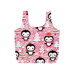 Cute Penguin Pattern Full Print Recycle Bag (s) by Loisa77