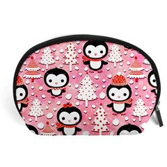 Cute Penguin Pattern Accessory Pouch (Large)