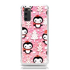 Cute Penguin Pattern Samsung Galaxy S20 6.2 Inch TPU UV Case