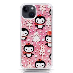 Cute Penguin Pattern iPhone 14 TPU UV Print Case