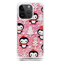 Cute Penguin Pattern Iphone 14 Pro Tpu Uv Print Case by Loisa77