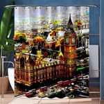 LONDON UNITED KINGDOM Shower Curtain 60  x 72  (Medium) 60 x72  Curtain