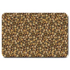 Floral Fusion Print Large Doormat by dflcprintsclothing