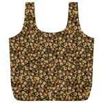 Floral Fusion Print Full Print Recycle Bag (XL) Back