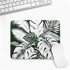 Abstract Art Tropical Leaves Small Mousepad by Valentinaart