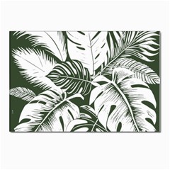 Abstract Art Tropical Leaves Postcards 5  X 7  (pkg Of 10)