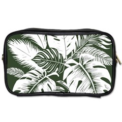 Abstract Art Tropical Leaves Toiletries Bag (two Sides) by Valentinaart