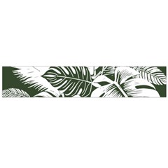 Abstract Art Tropical Leaves Large Premium Plush Fleece Scarf 