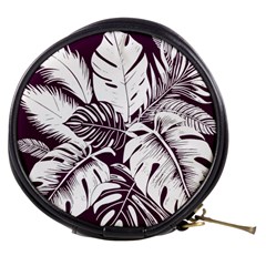 Abstract Art Tropical Leaves Mini Makeup Bag