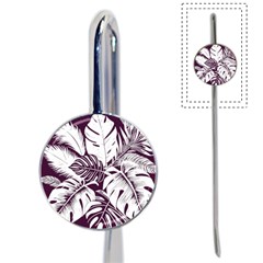 Abstract Art Tropical Leaves Book Mark