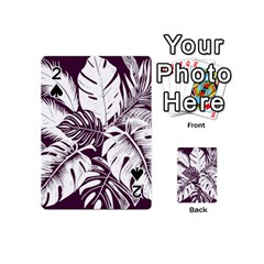 Abstract Art Tropical Leaves Playing Cards 54 Designs (Mini)