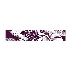 Abstract Art Tropical Leaves Premium Plush Fleece Scarf (Mini)