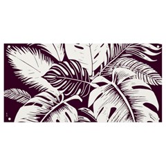 Abstract Art Tropical Leaves Banner and Sign 8  x 4 